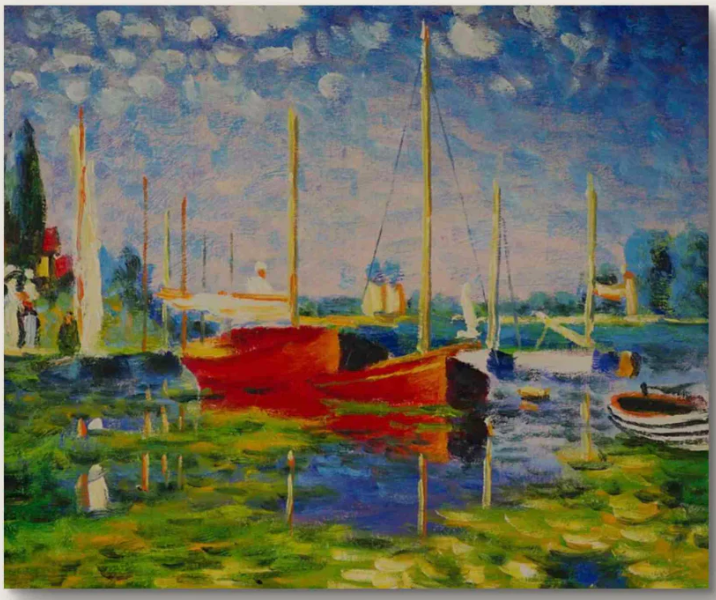 Unveiling Monet's Sunset Poetry: The Timeless Allure of Red Sailboat at Sunset