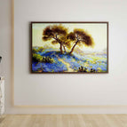 Stretch-Walnut Frame / 24*36inches