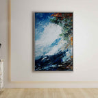 Stretch-Silver Frame / 24*36inches