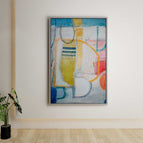 Stretch-Silver Frame / 24*36inches
