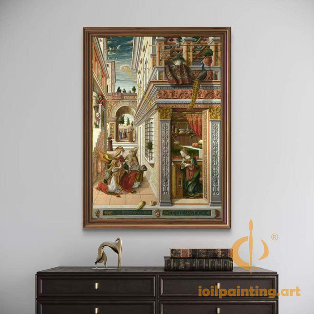 "Raphael's 'Libertas et Doctrina' - Hand-Painted Renaissance Oil Painting Reproduction"