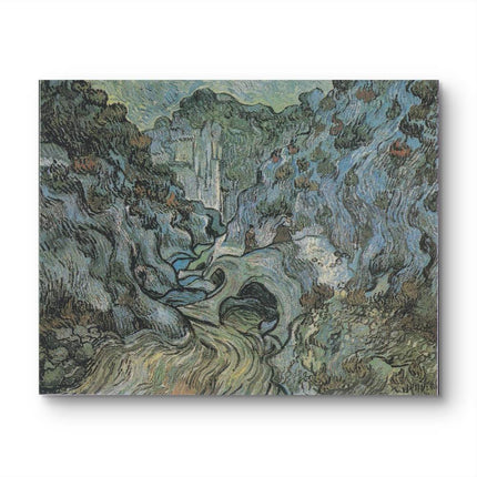 "Vincent van Gogh's 'Mountain Stream Landscape' - Premium Hand-Painted Oil Reproduction on Canvas"