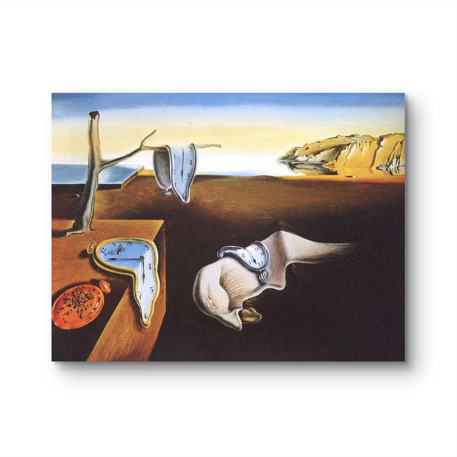 "Salvador Dalí's 'The Persistence of Memory' - Hand-Painted Surrealist Oil Painting Reproduction"