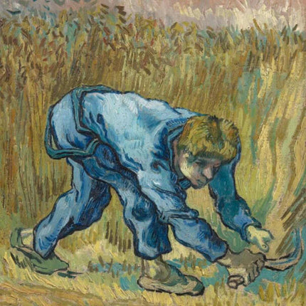 "Vincent van Gogh's 'The Reaper' - Premium Hand-Painted Oil Reproduction on Canvas"