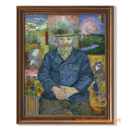 "Vincent van Gogh's 'The Contemplative Man' - Premium Hand-Painted Oil Reproduction on Canvas"
