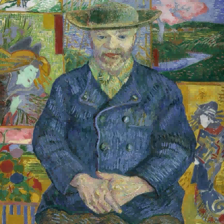 "Vincent van Gogh's 'The Contemplative Man' - Premium Hand-Painted Oil Reproduction on Canvas"