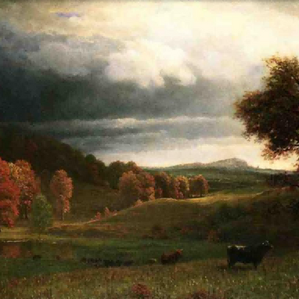 "John Constable's 'Autumn Pastoral' - Hand-Painted Landscape Oil Painting Reproduction"