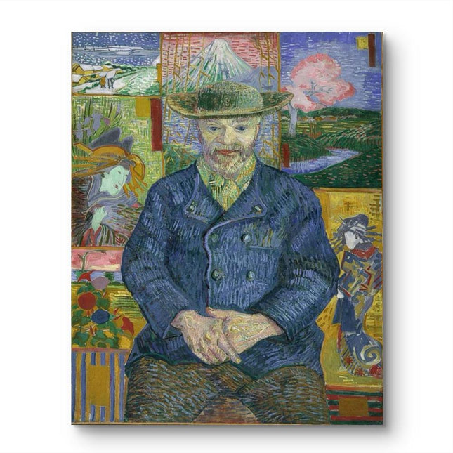 "Vincent van Gogh's 'The Contemplative Man' - Premium Hand-Painted Oil Reproduction on Canvas"