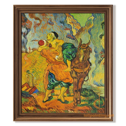 "Vincent van Gogh's 'The Good Samaritan' - Premium Hand-Painted Oil Reproduction on Canvas"