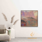 Stretch-Walnut Frame / 36*36inches