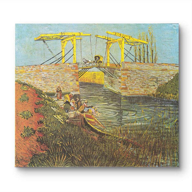 "Vincent van Gogh's 'The Langlois Bridge at Arles' - Premium Hand-Painted Oil Reproduction on Canvas"