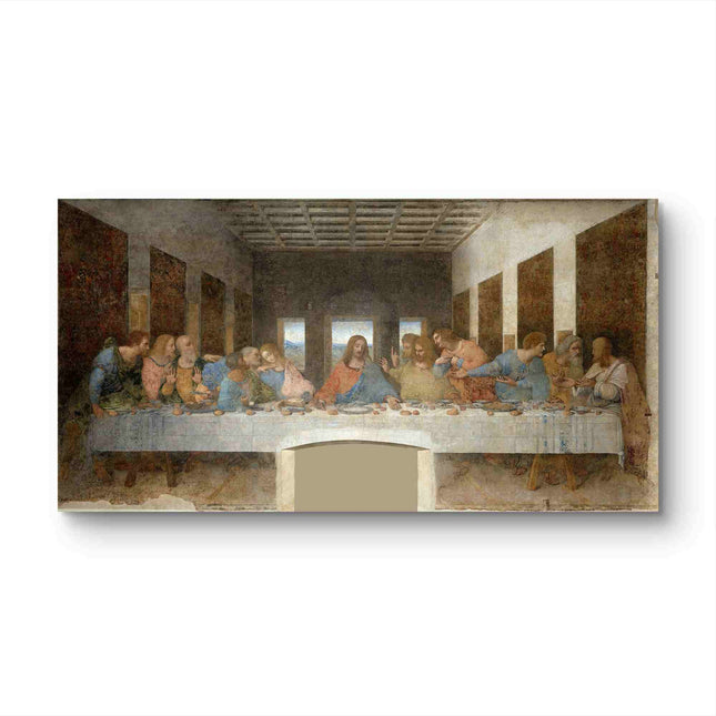 "Leonardo da Vinci's 'The Last Supper' - Hand-Painted Renaissance Oil Painting Reproduction"