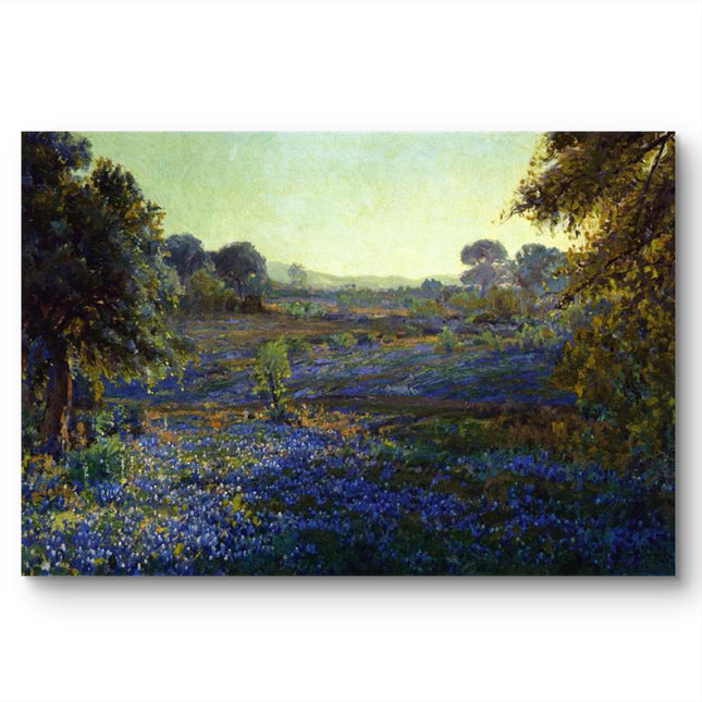 "Vincent van Gogh's 'Blue Flower Meadow' - Premium Hand-Painted Oil Reproduction on Canvas"