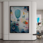 Stretch-Walnut Frame / 24*36inches