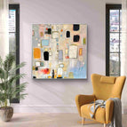 Stretch-Silver Frame / 36*36inches