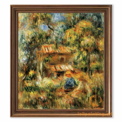 "Pierre-Auguste Renoir's 'Sunlit Country Retreat' - Premium Hand-Painted Oil Painting Reproduction"