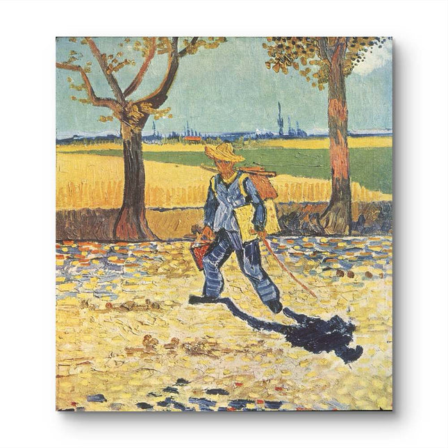"Vincent van Gogh's 'The Painter on the Road to Tarascon' - Premium Hand-Painted Oil Reproduction on Canvas"