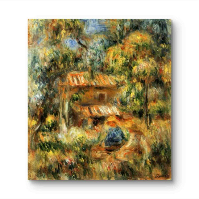 "Pierre-Auguste Renoir's 'Sunlit Country Retreat' - Premium Hand-Painted Oil Painting Reproduction"
