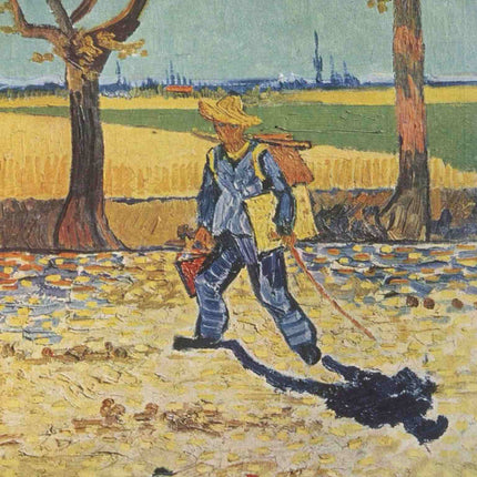 "Vincent van Gogh's 'The Painter on the Road to Tarascon' - Premium Hand-Painted Oil Reproduction on Canvas"