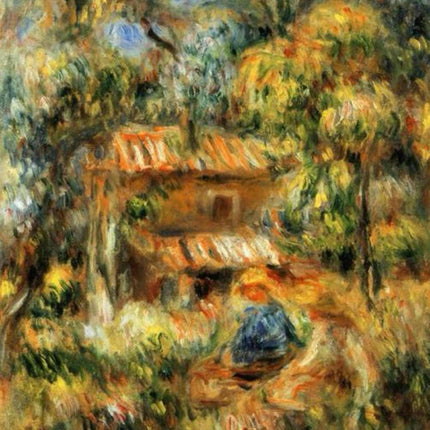 "Pierre-Auguste Renoir's 'Sunlit Country Retreat' - Premium Hand-Painted Oil Painting Reproduction"