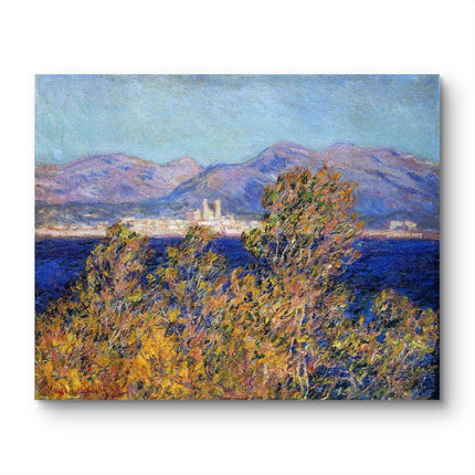 "Impressionist Mountain Landscape - Premium Hand-Painted Oil Reproduction on Canvas"