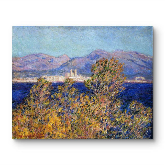"Impressionist Mountain Landscape - Premium Hand-Painted Oil Reproduction on Canvas"