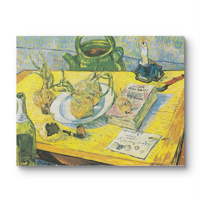 "Vincent van Gogh's 'Still Life with Onions' - Premium Hand-Painted Oil Reproduction on Canvas"
