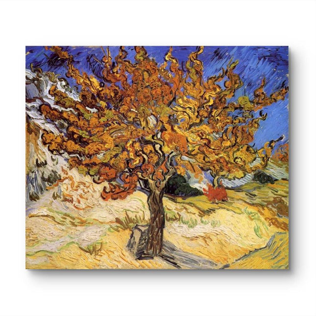 "Vincent van Gogh 'The Mulberry Tree' Museum-Quality Reproduction - Authentic Post-Impressionist Masterpiece"