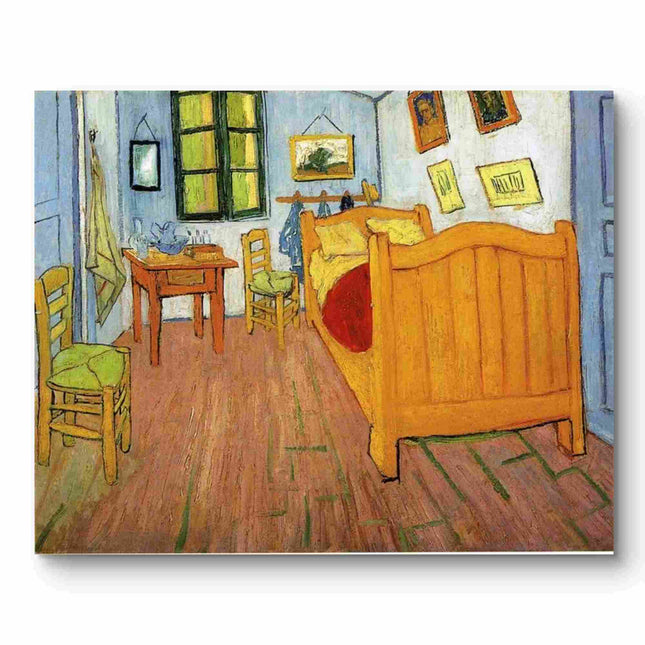 "Vincent van Gogh 'Bedroom in Arles' Museum-Quality Reproduction - Iconic Post-Impressionist Interior Painting"