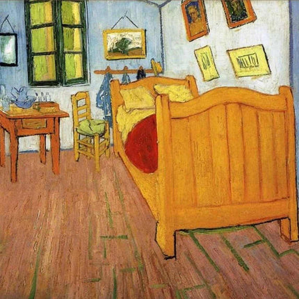 "Vincent van Gogh 'Bedroom in Arles' Museum-Quality Reproduction - Iconic Post-Impressionist Interior Painting"