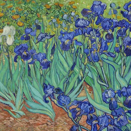 "Vincent van Gogh 'Irises' Museum-Quality Reproduction - Iconic Post-Impressionist Floral Masterpiece"