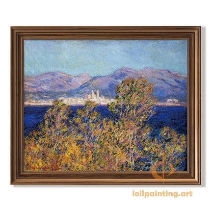 "Impressionist Mountain Landscape - Premium Hand-Painted Oil Reproduction on Canvas"