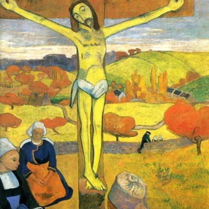 "Gauguin's 'Yellow Christ' Museum-Quality Reproduction - Iconic Post-Impressionist Religious Oil Painting"