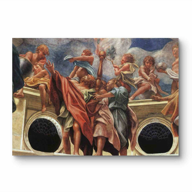 "Jacques-Louis David's 'The Oath of the Horatii' - Hand-Painted Neoclassical Oil Painting Reproduction"