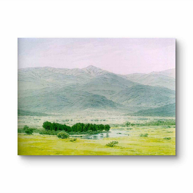 "Claude Lorrain's 'Serene Mountain Valley' - Hand-Painted Classical Landscape Oil Painting Reproduction"