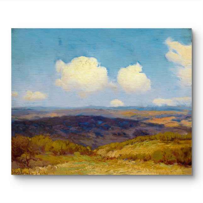 "Serene Mountain Landscape - Premium Hand-Painted Oil Reproduction on Canvas"