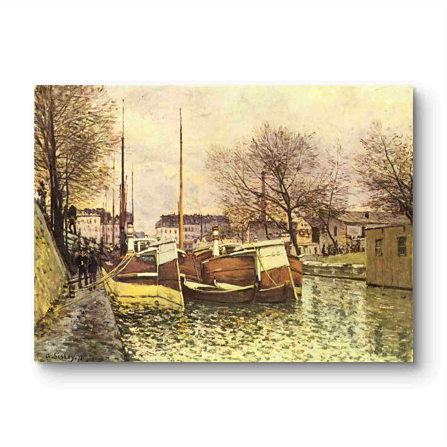 "Claude Monet's 'Riverside Tranquility' - Hand-Painted Impressionist Oil Painting Reproduction"