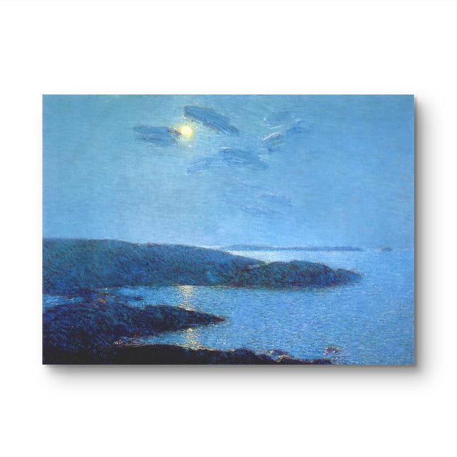 "Ivan Aivazovsky's 'Moonlit Sea Serenity' - Hand-Painted Romantic Oil Painting Reproduction"