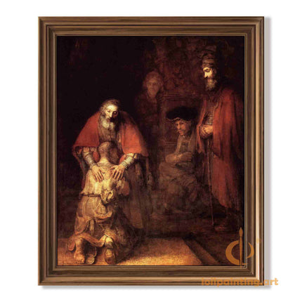 "Rembrandt's 'Return of the Prodigal Son' - Museum-Quality Oil Painting Reproduction | Baroque Masterpiece"