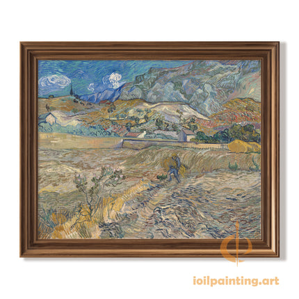 "Vincent van Gogh's 'The Reaper' - Premium Hand-Painted Oil Reproduction on Canvas"