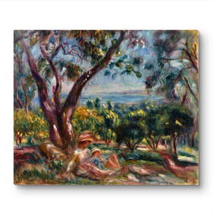 "Pierre-Auguste Renoir's 'Mother and Child in the Garden' - Premium Hand-Painted Oil Painting Reproduction"