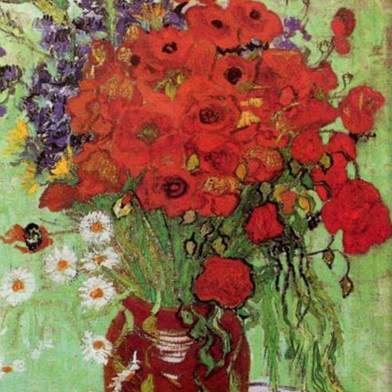 "Vincent van Gogh's 'Red Poppies in a Vase' - Premium Hand-Painted Oil Reproduction on Canvas"