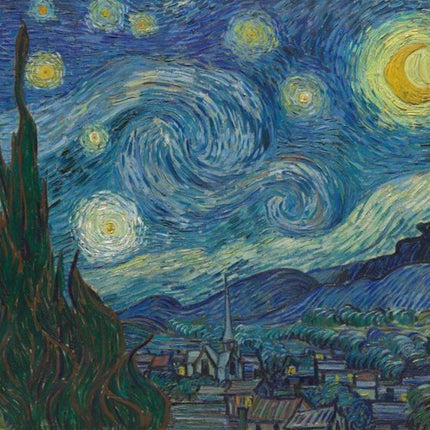 "Vincent van Gogh's 'Starry Night' - Premium Hand-Painted Oil Reproduction on Canvas"