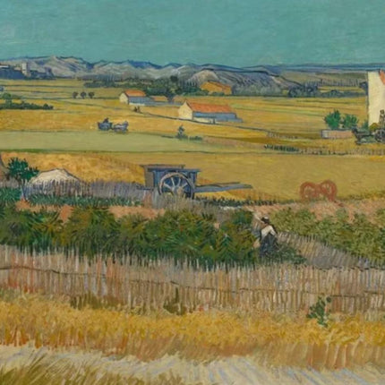 "Vincent van Gogh's 'Countryside Serenity' - Premium Hand-Painted Oil Reproduction on Canvas"