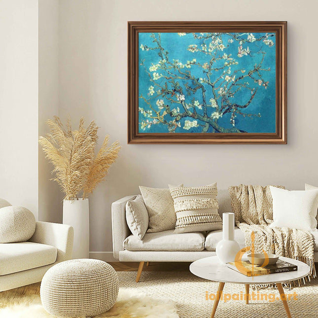 "Vincent van Gogh's 'Almond Blossoms' - Premium Hand-Painted Oil Reproduction on Canvas"