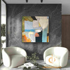 Stretch-Black Frame / 36*36inches