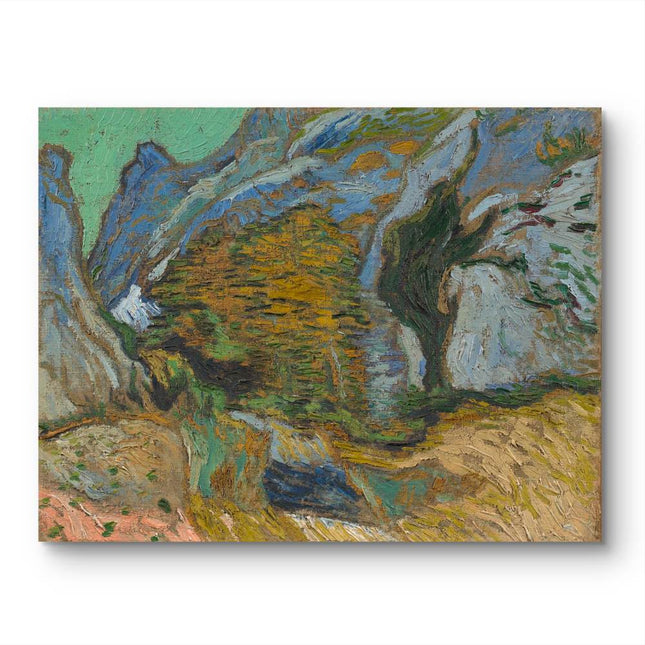"Vincent van Gogh's 'Rustic Countryside Landscape' - Premium Hand-Painted Oil Reproduction on Canvas"