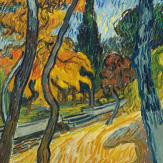 "Vincent van Gogh's 'Autumn Trees with Golden Foliage' - Premium Hand-Painted Oil Reproduction on Canvas"