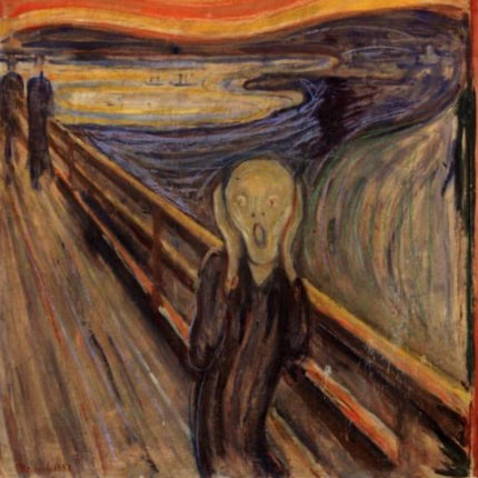 "Edvard Munch's 'The Scream' - Premium Hand-Painted Oil Reproduction on Canvas"