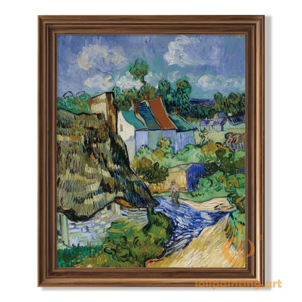 "Vincent van Gogh's 'Country Path with Peasant' - Premium Hand-Painted Oil Reproduction on Canvas"